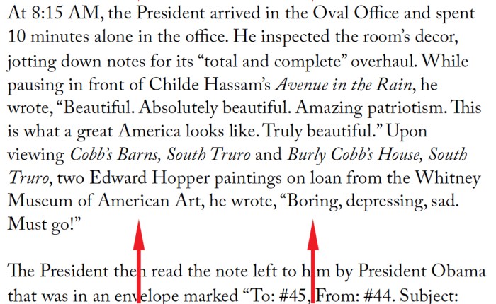 As Predicted, President Trump Embraces Childe Hassam, Evicts Edward Hopper from Oval&nbsp;Office